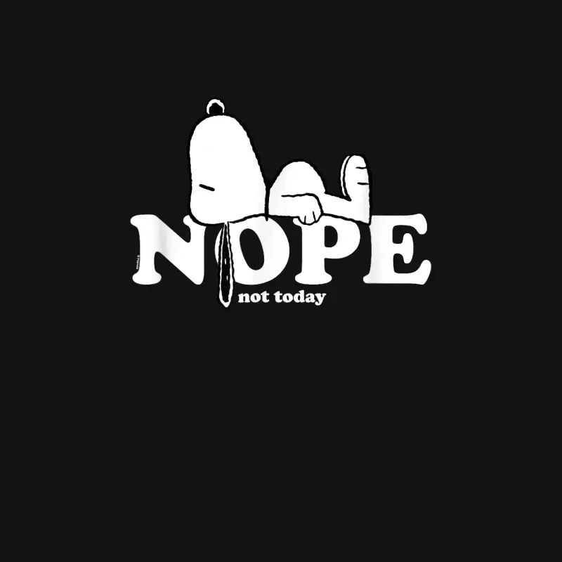 Peanuts - Snoopy Nope Youth Staple T-Shirt