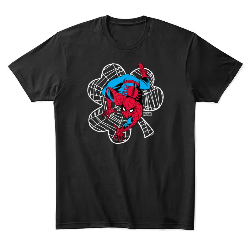 Spider-Man - Web Shamrock St. Patrick's Day Unisex Staple T-Shirt