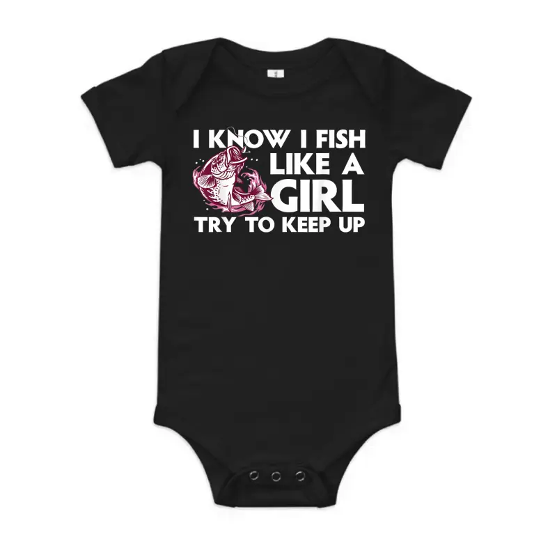 Cool Fishing For Women Girls Trout Angler Bass Fish Hunting Baby Onesie