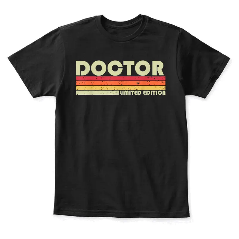 Doctor Funny Job Title Profession Birthday Worker Idea Youth Staple T-Shirt