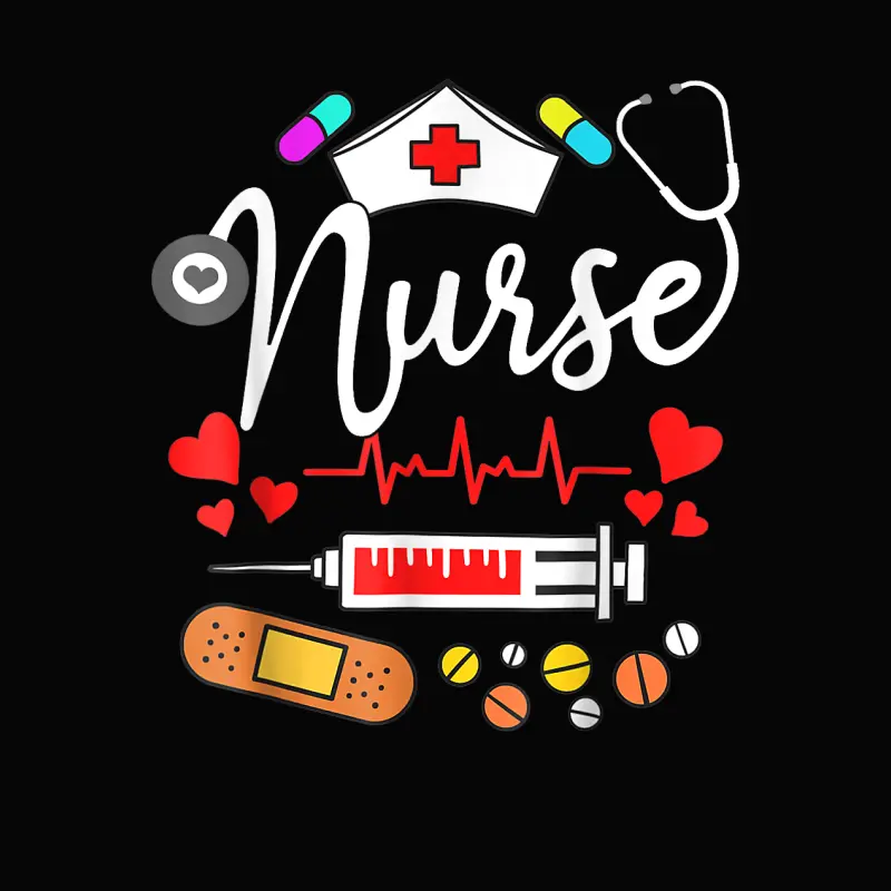 Nurse's Day Nurse Life Nurse Week 2024 Womens Toddler Staple T-Shirt