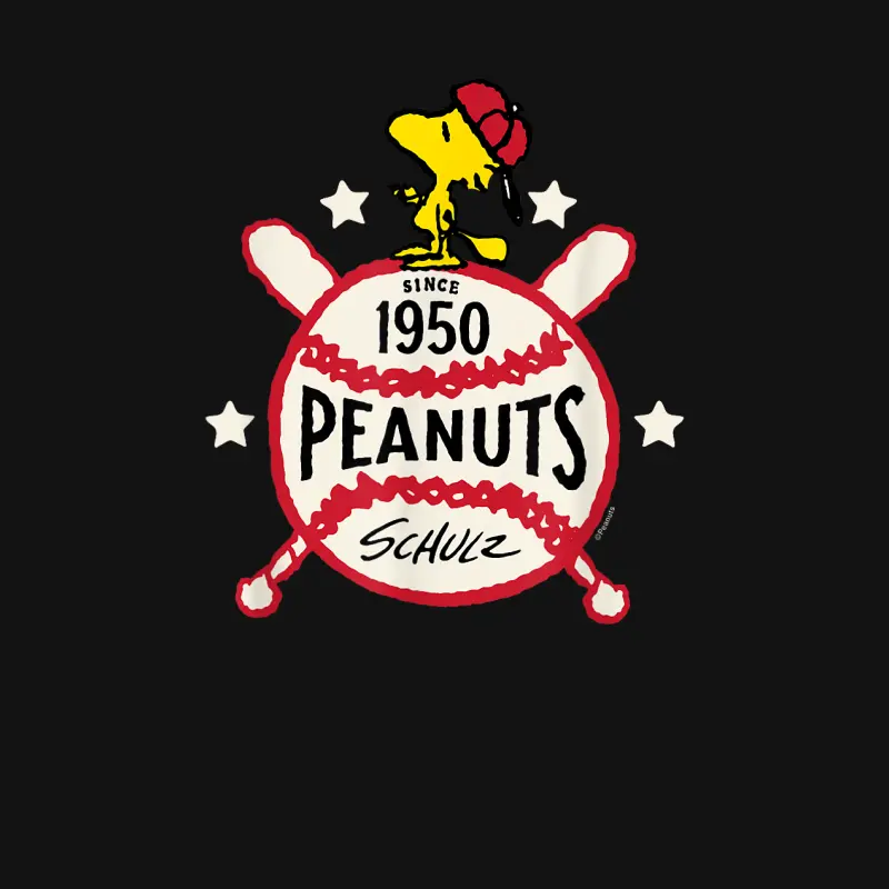 Peanuts - Woodstock 1950 Baseball Unisex Long Sleeve T-Shirt