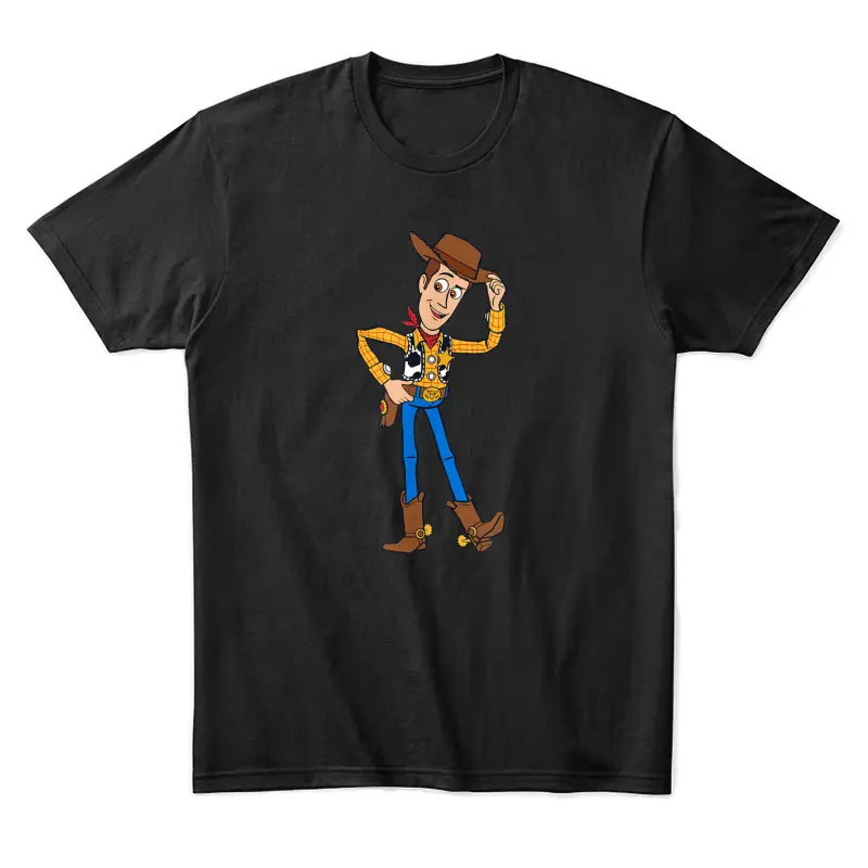 Disney Pixar Toy Story 4 Hello Woody Cowboy Unisex Staple T-Shirt