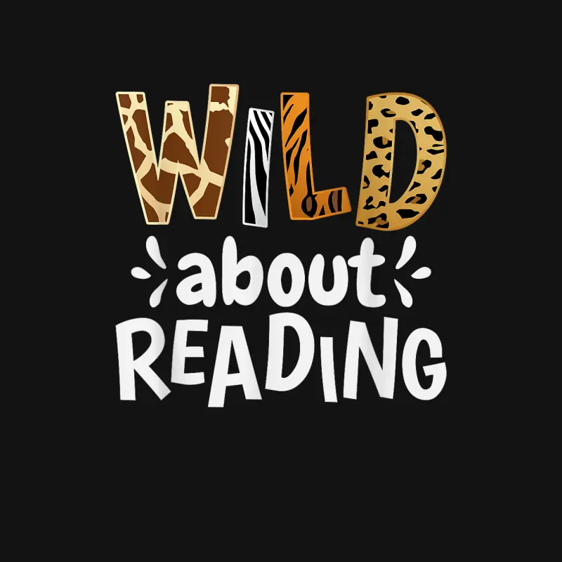 Wild About Reading, Reading Books And Bookworm Library Day Youth Staple T-Shirt