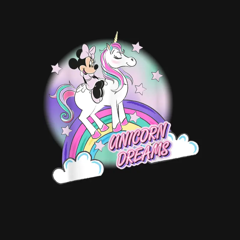 Disney Minnie Mouse Unicorn Dreams Unisex Long Sleeve T-Shirt