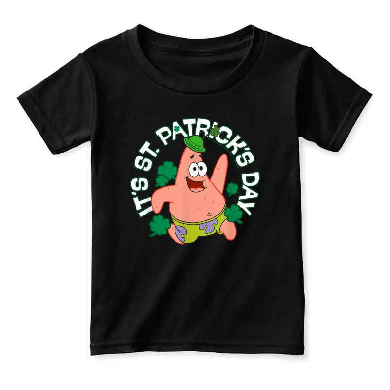 Spongebob Squarepants It's St. Patrick's Day Toddler Staple T-Shirt