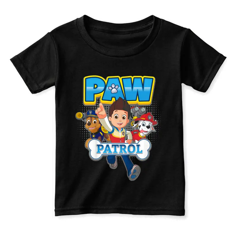 Kids Paw Patrol Ryder And Pups Action Toddler Staple T-Shirt