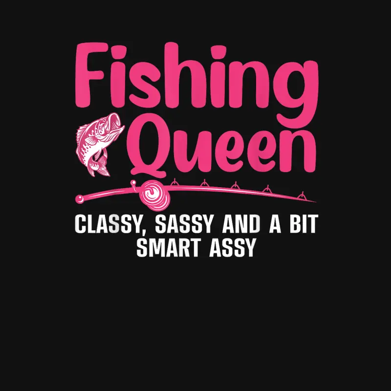 Funny Fishing Queen Design For Women Ladies Fishing Lovers Baby Onesie