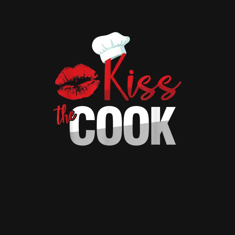 Funny Kiss The Culinary Chef Cook Baker  T-Shirt Unisex Long Sleeve T-Shirt
