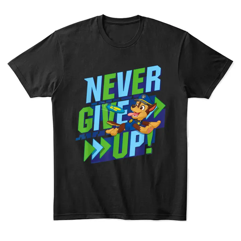 Paw Patrol Never Give Up Unisex Staple T-Shirt