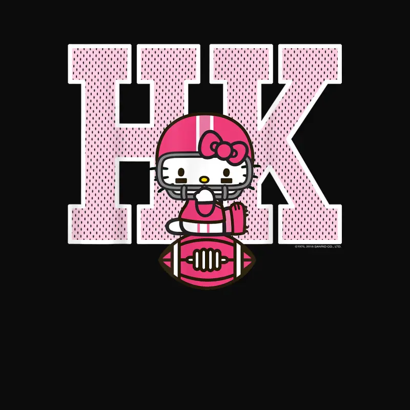 Hello Kitty Football Spirit Tee Shirt Unisex Staple T-Shirt