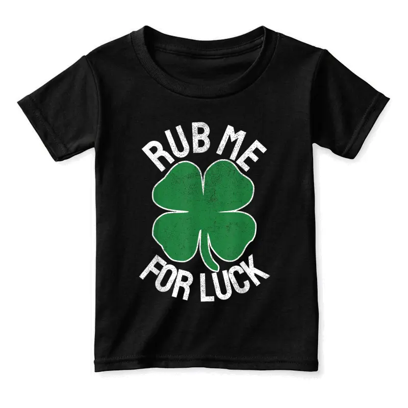 Rub Me For Luck St Patrick's Day Funny Adult Humor Toddler Staple T-Shirt
