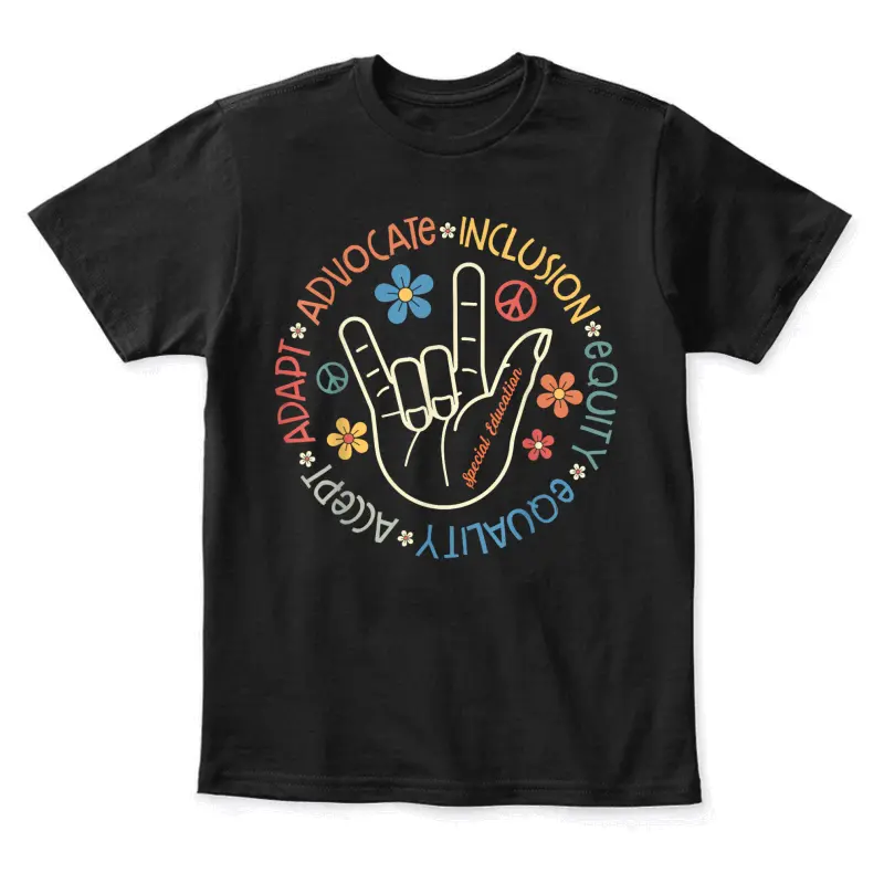 Special Education Teacher Inspirational Sped Teachers Autism Youth Staple T-Shirt
