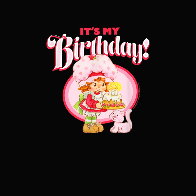 Strawberry Shortcake It's My Birthday Vintage Sweetie Toddler Staple T-Shirt