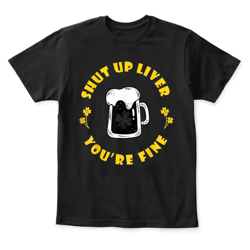 Saint Patrick's Shut Up Liver Youth Staple T-Shirt