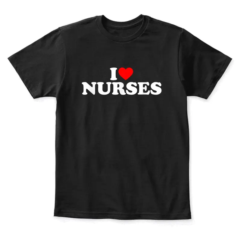 I Love Nurses Youth Staple T-Shirt