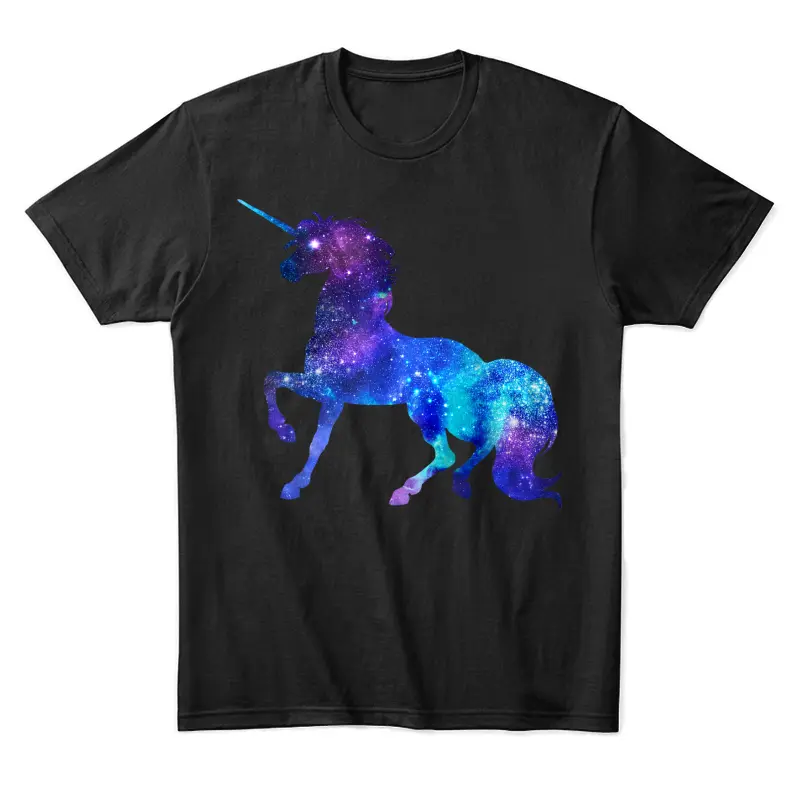 Unicorn Galaxy Squad T Shirt Girls Funny Galactic Space Gift Unisex Staple T-Shirt