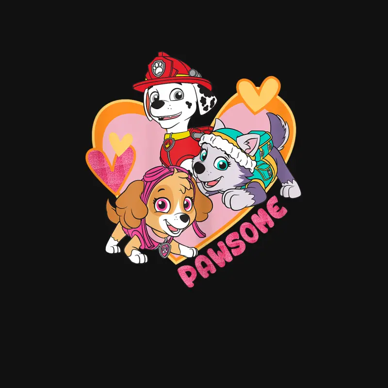 Paw Patrol "Pawsome" Group Baby Onesie