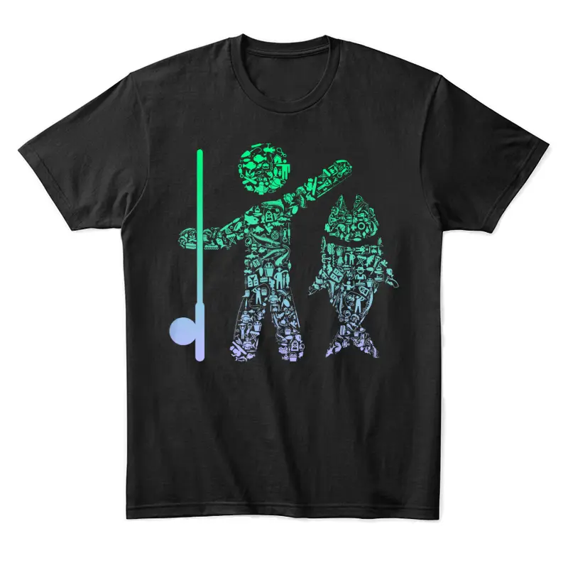 Fishing Icon Tshirt For Fisherman | Boys Fishing Unisex Staple T-Shirt