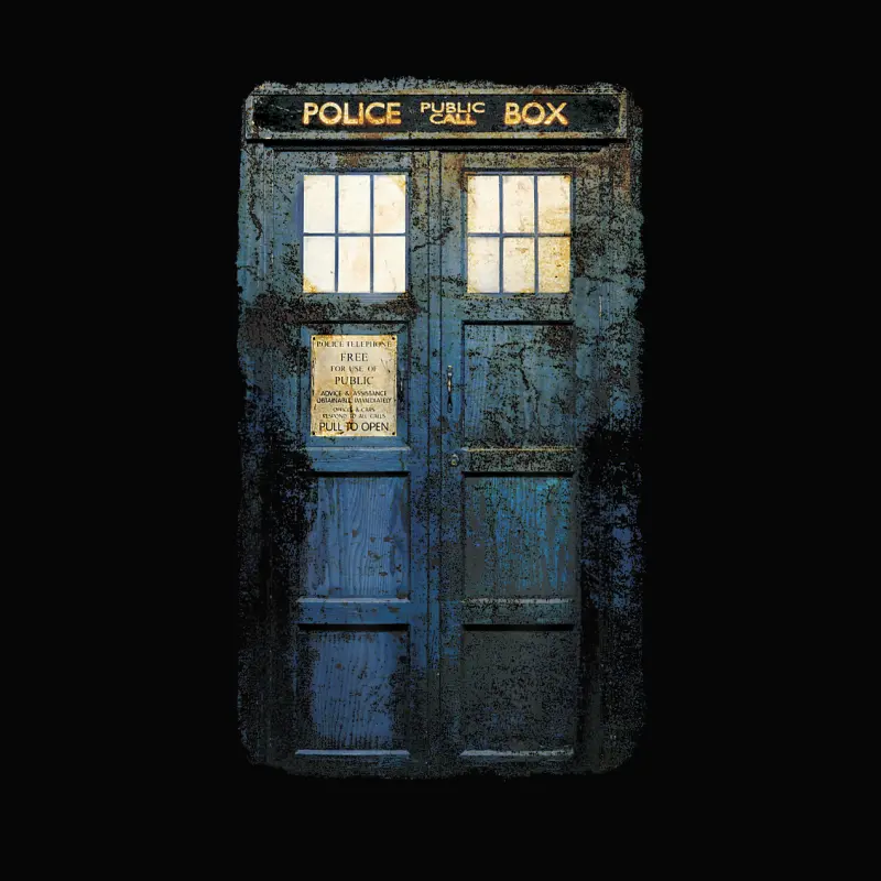 Doctor Who Cosplay Tardis Distressed Time-Traveller Sci-Fan Toddler Staple T-Shirt
