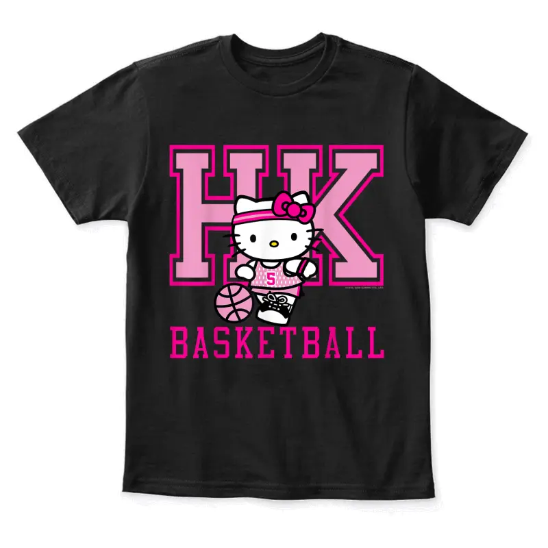 Hello Kitty Basketball Sports Athlete Tee Shirt Youth Staple T-Shirt