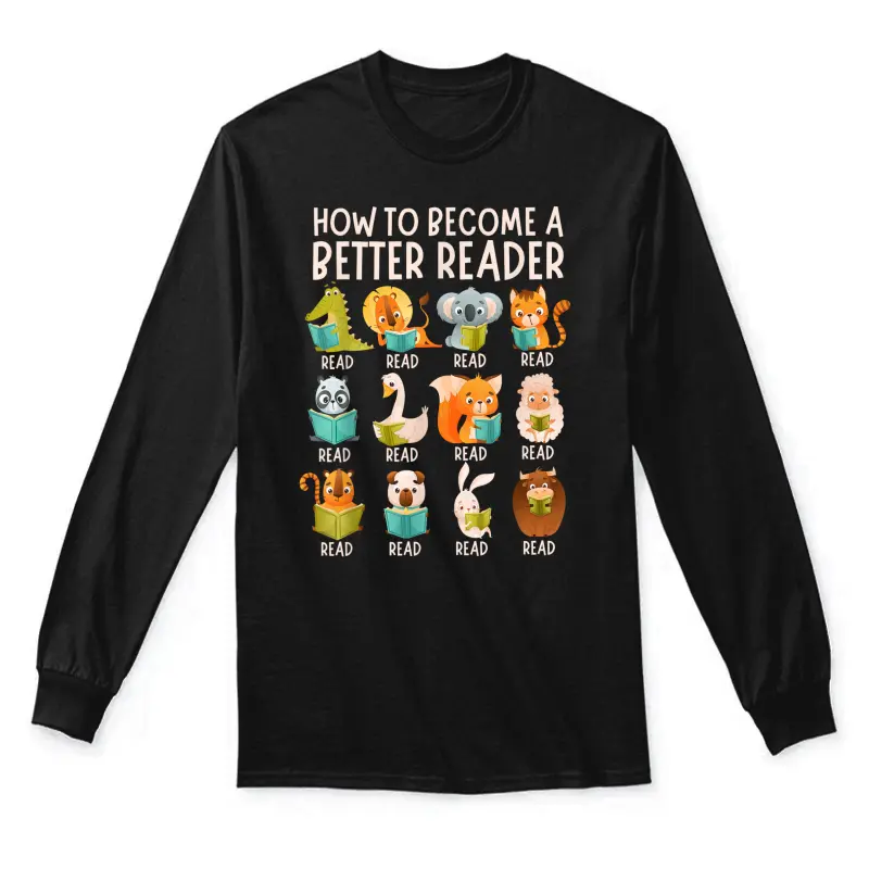 Book Lover Fun Unisex Long Sleeve T-Shirt