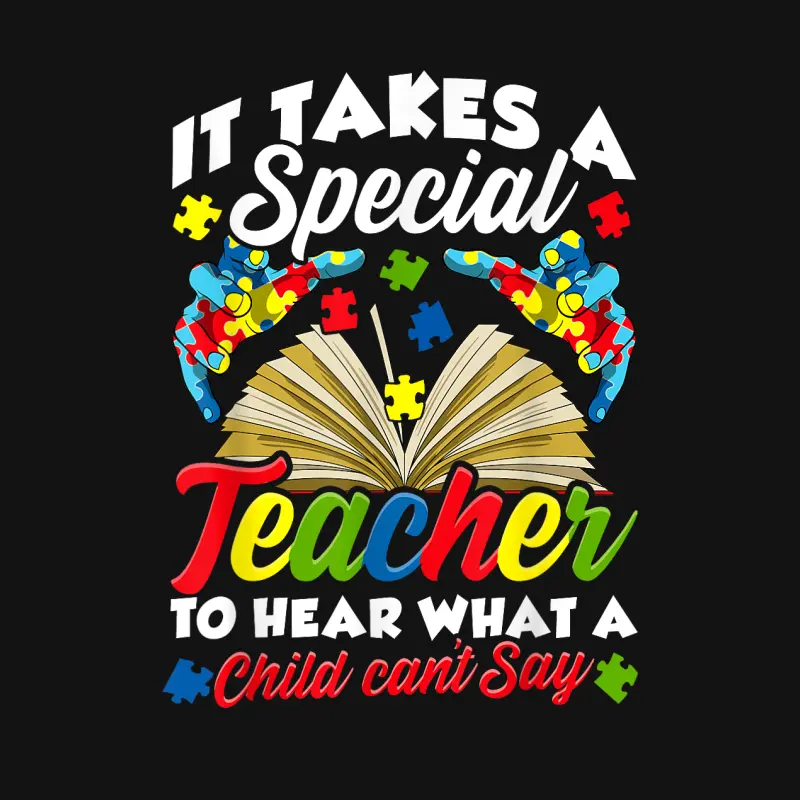 Autism Awareness Teacher Shirts It Takes A Special Teacher Unisex Long Sleeve T-Shirt
