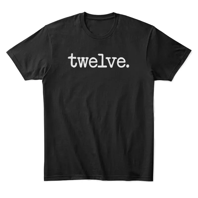 12 Years Old "Twelve." - 12Th Birthday Gift Unisex Staple T-Shirt