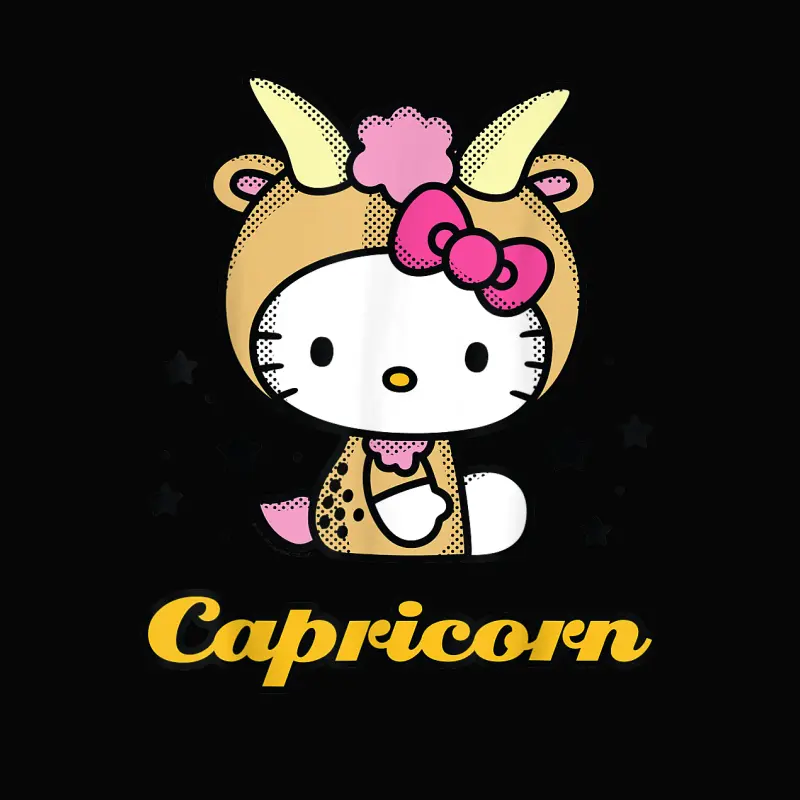Hello Kitty Zodiac Capricorn Tee Shirt Toddler Staple T-Shirt