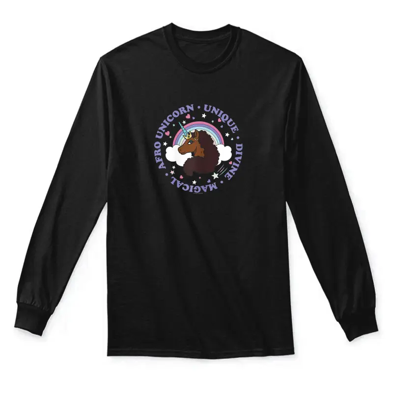 Unique Divine Magical Unique Cute Portrait Unisex Long Sleeve T-Shirt