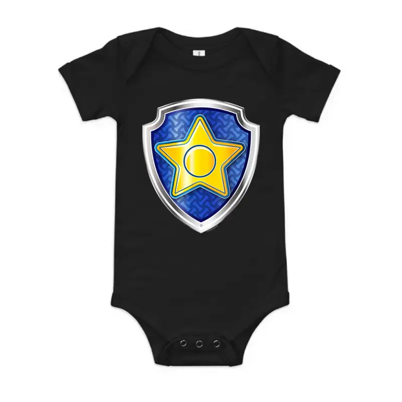 Paw Patrol Chase Badge Baby Onesie