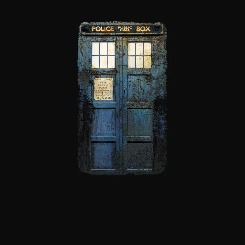 Doctor Who Cosplay Tardis Distressed Time-Traveller Sci-Fan Unisex Staple T-Shirt