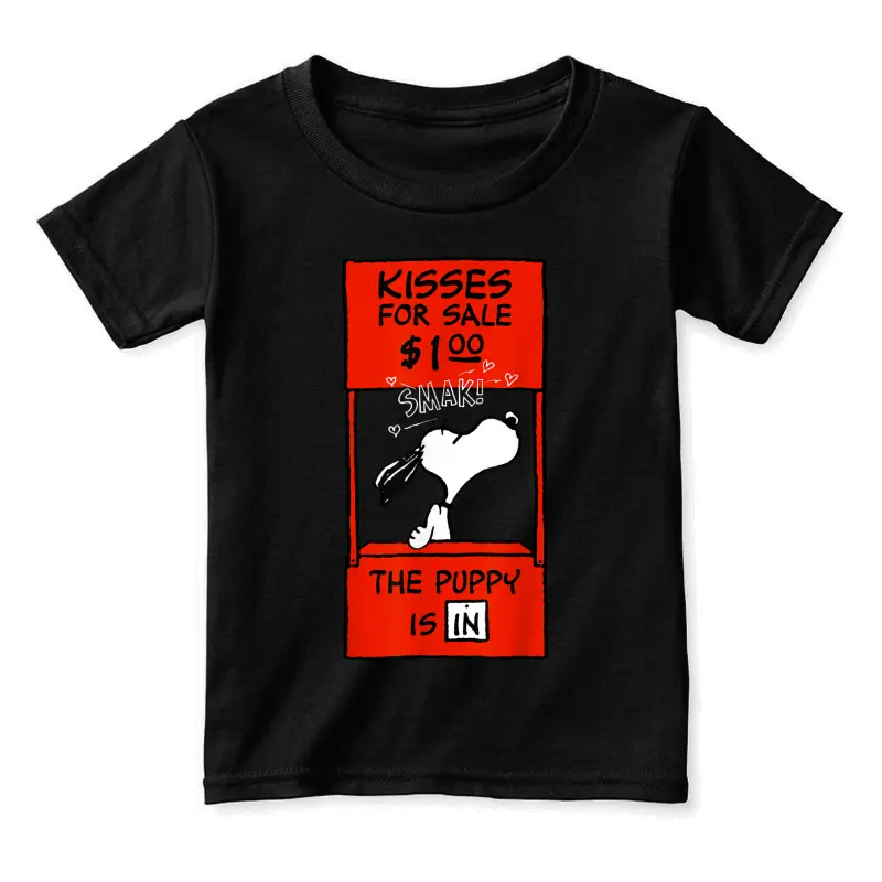 Peanuts Snoopy Kisses Valentines Toddler Staple T-Shirt