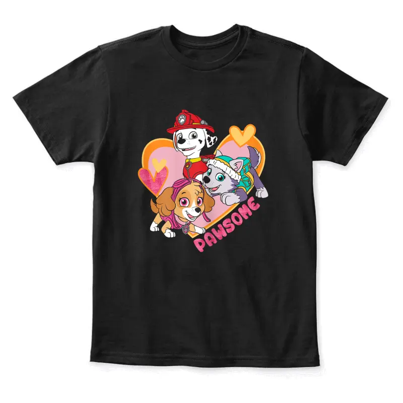 Paw Patrol "Pawsome" Group Youth Staple T-Shirt