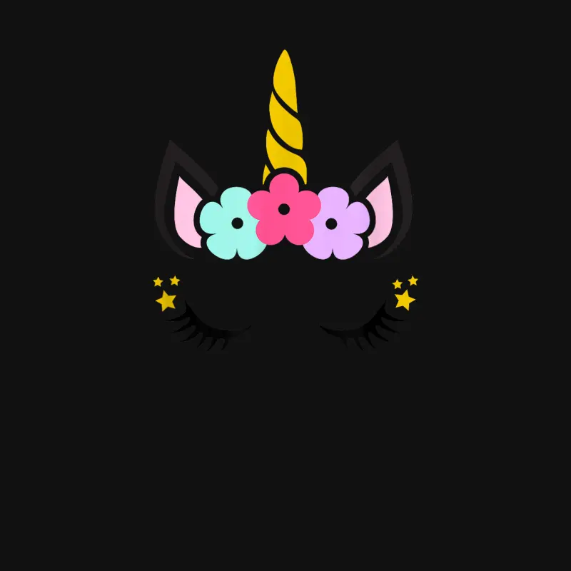 Unicorn Face Birthday Baby Onesie