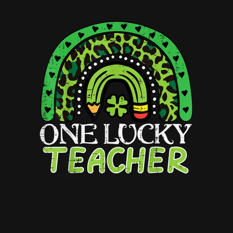 St Patricks Day One Lucky Teacher Saint Pattys Paddys Women Unisex Long Sleeve T-Shirt