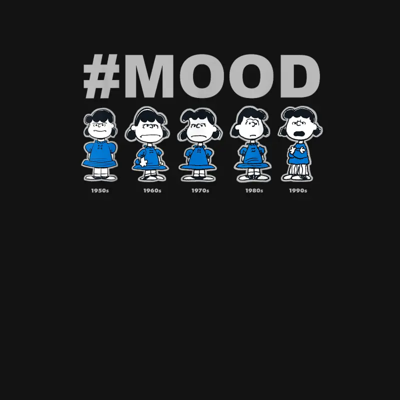 Peanuts Lucy Mood Unisex Long Sleeve T-Shirt