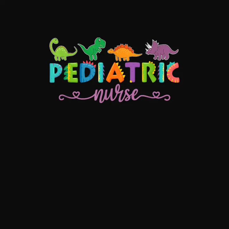 Picu Pediatric Nurse Dinosaurs Peds Nurse Unisex Staple T-Shirt