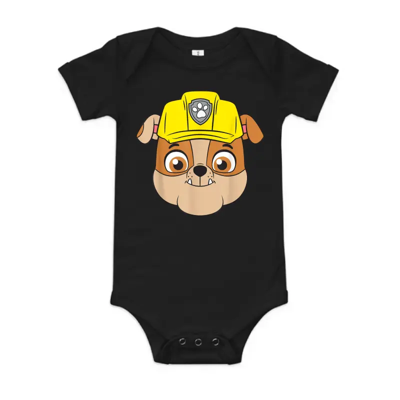 Paw Patrol Rubble Face Baby Onesie