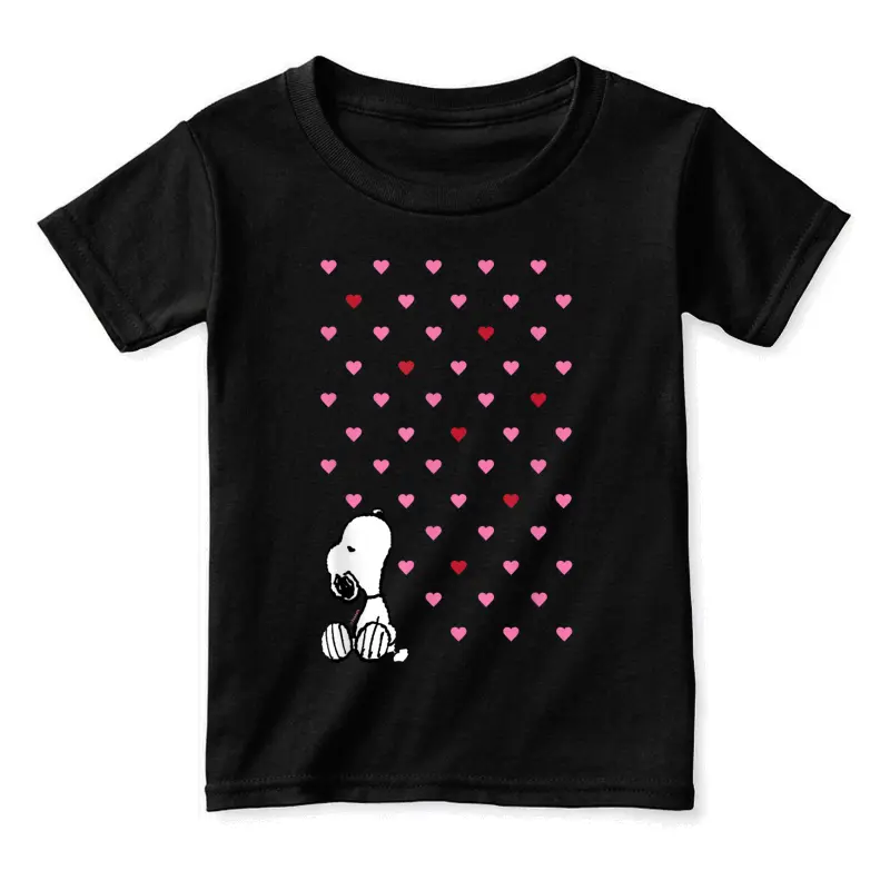 Peanuts Valentine Snoopy Hearts Toddler Staple T-Shirt
