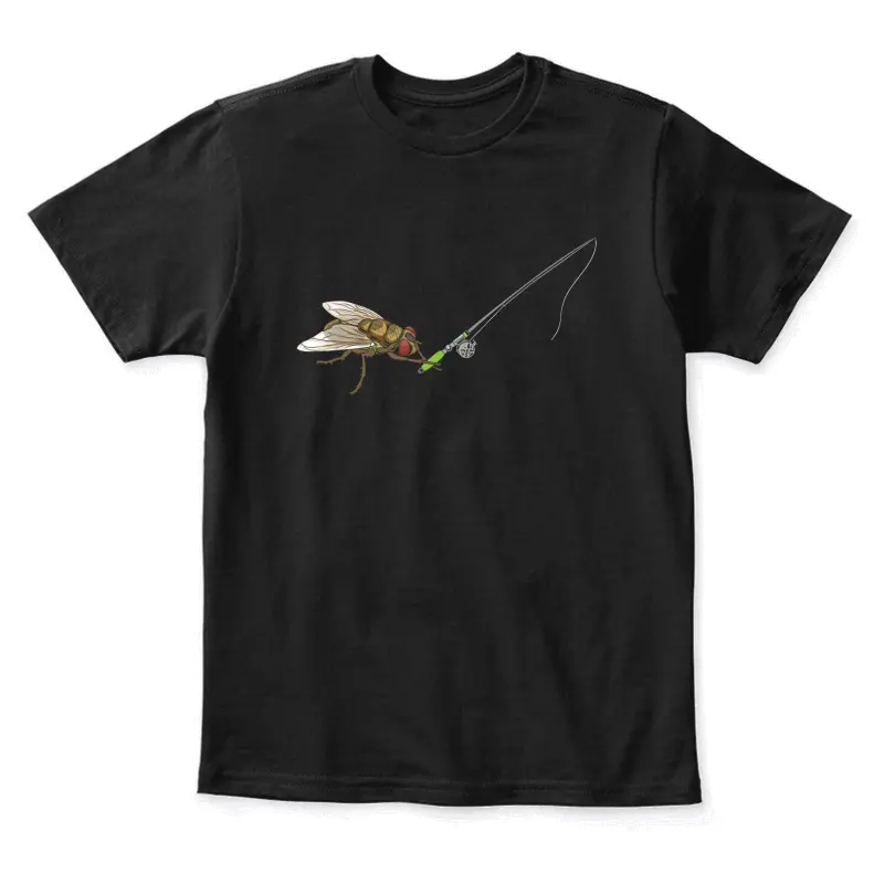 Fly Fishing Sportfishing Angling Angler Funny Joke Pun Youth Staple T-Shirt