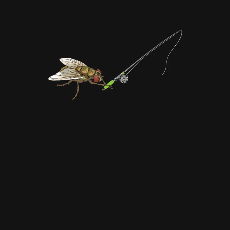Fly Fishing Sportfishing Angling Angler Funny Joke Pun Youth Staple T-Shirt