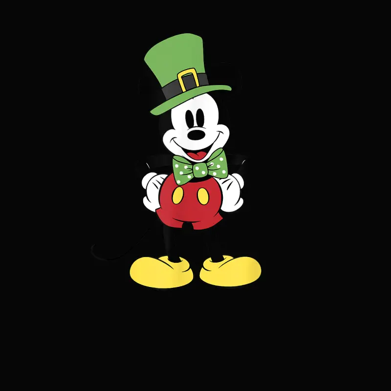 Disney Mickey And Friends St. Patrick's Day Mickey Toddler Staple T-Shirt