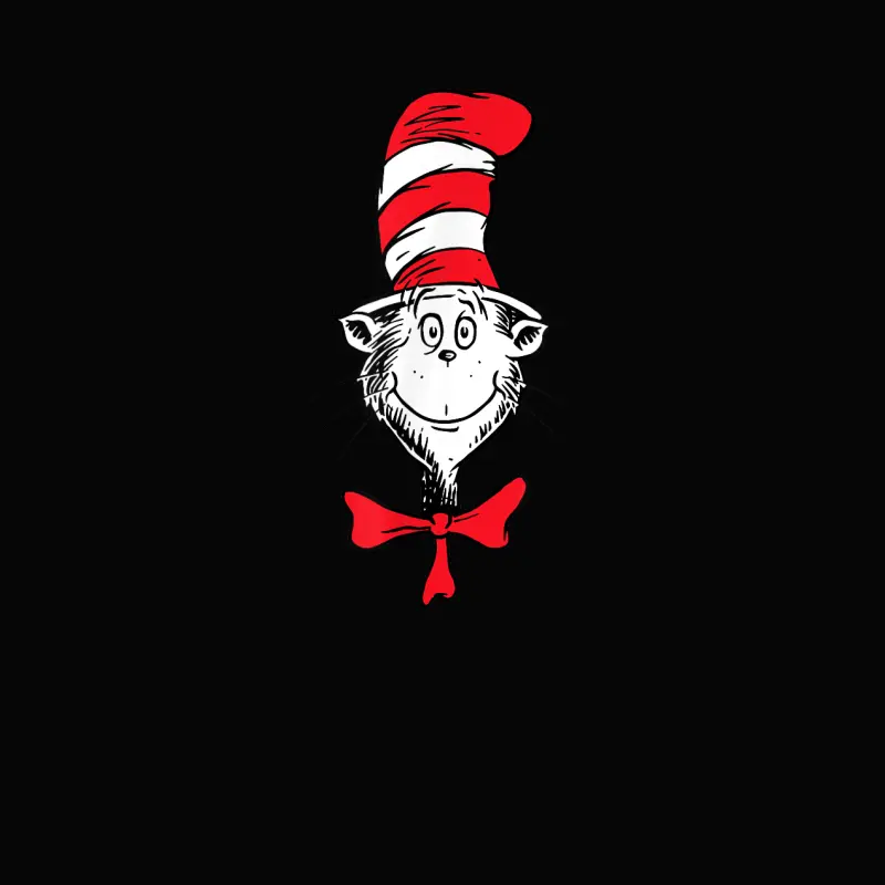 Dr. Seuss The Cat In The Hat Face Toddler Staple T-Shirt