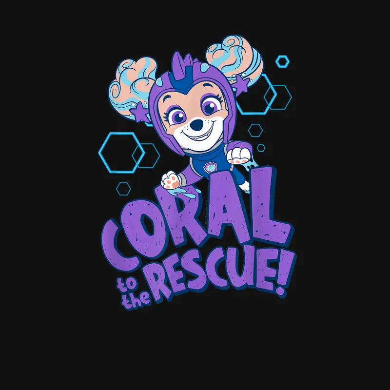 Paw Patrol Aqua Pups Coral To The Rescue Baby Onesie