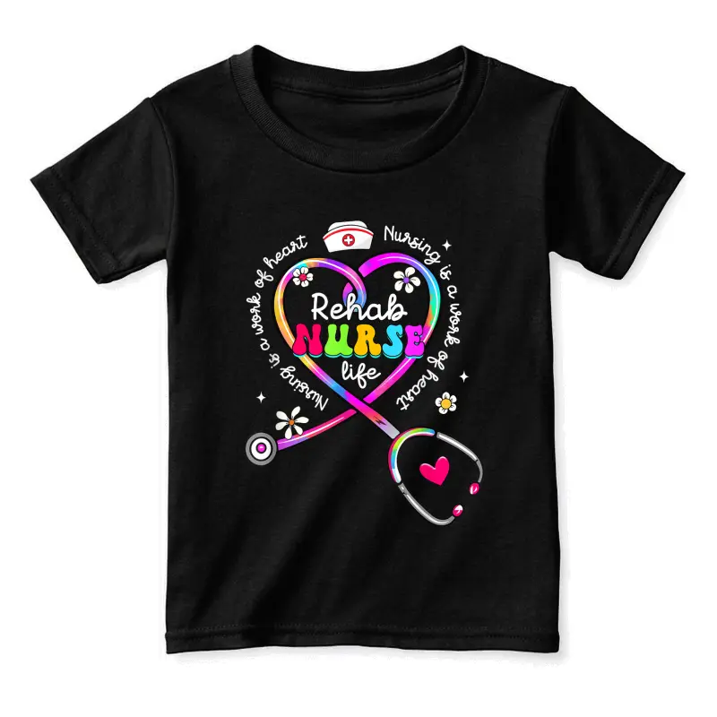 Nursing Is A Work Of Heart Tie Dye Phlebotomy Life Gifts Toddler Staple T-Shirt