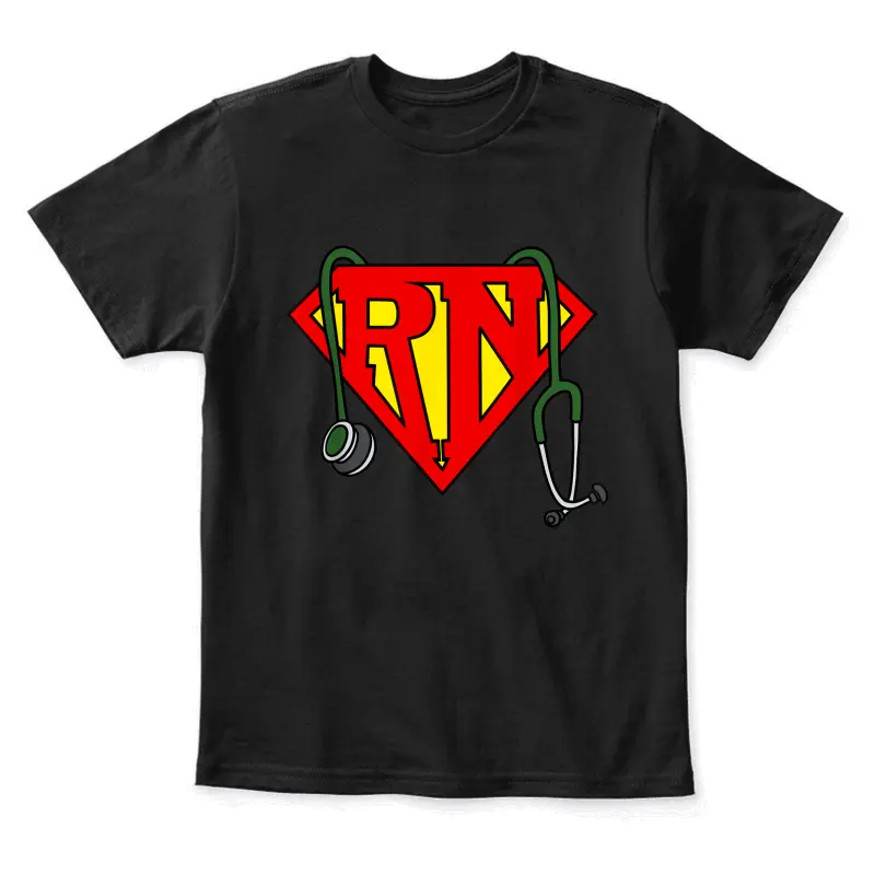 Super Nurse Funny Superhero Nurse Youth Staple T-Shirt
