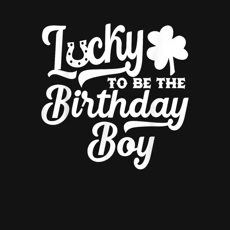 St Patricks Day Birthday Shirt - Lucky Birthday Boy Shirt Youth Staple T-Shirt