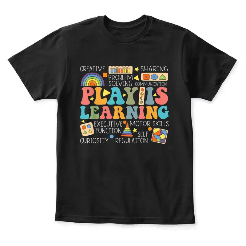 Groovy Play Is Learning Kindergarten Teacher Appreciation Youth Staple T-Shirt