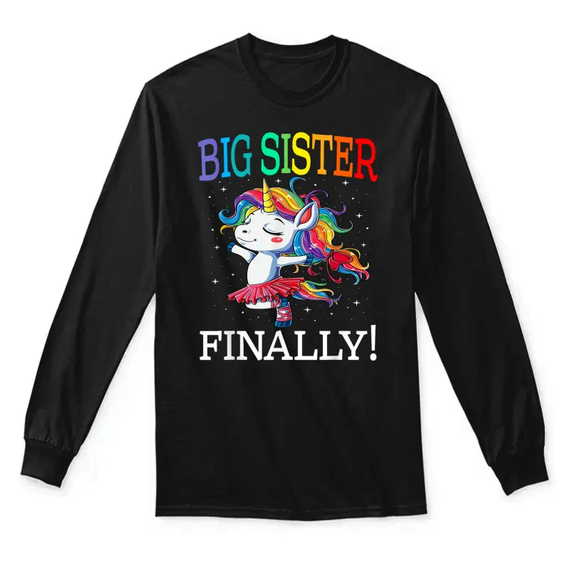 Unicorn Shirt For Girl Unisex Long Sleeve T-Shirt